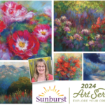  Sunburst Art Series: Painting in the Garden with Pastels
