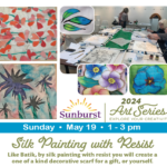 Sunburst Art Series: Silk Painting with Resist