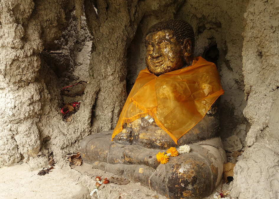 Buddha Statue in Cave